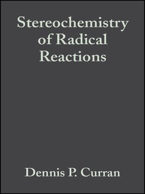 cover image of Stereochemistry of Radical Reactions